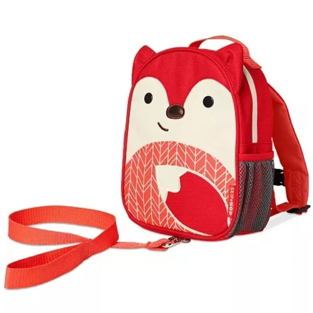 Skip Hop Red and Cream Fox Bag